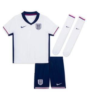 England Home Kit Shirt Shorts Socks Little Kids Child EURO 2024/2025 Home