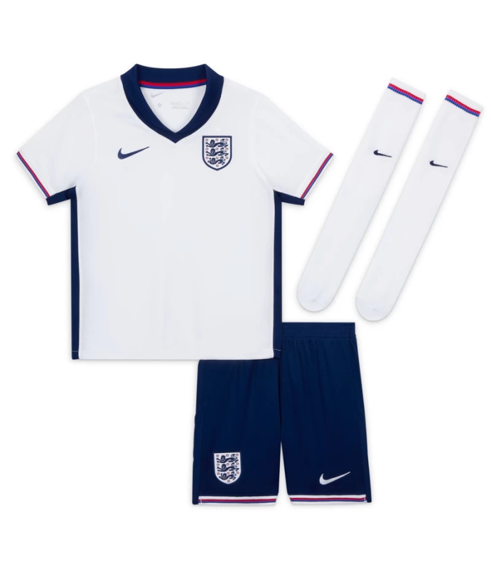 Conjunto Camiseta Pantalones Cortos Calcetines Inglaterra Niño Pequeño EURO 2024/2025 Primera