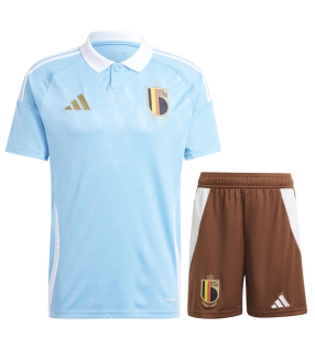 Belgium Kids Kit EURO 2024/2025 Shirt Jersey Short Away