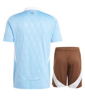 Conjunto Bélgica camiseta y Pantalón Corto Niño EURO 2024/2025 Segunda