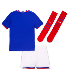 Kit Maglia Pantaloncini Calze Francia Bambino Piccolo EURO 2024/2025 Home