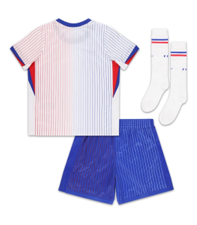 Frankrijk Tenue Shirt Korte Broek Sokken Kleine Kind Kids EURO 2024/2025 Uit