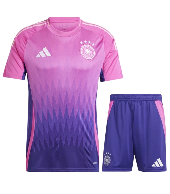 Conjunto Alemanha Camisa e Calção  Junior Infantil Criança EURO 2024/2025 Alternativa