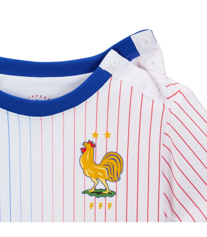 Frankrijk Tenue Shirt Korte Broek Sokken Baby EURO 2024/2025 Uit