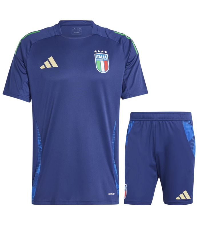 Conjunto Italia camiseta y Pantalón Corto EURO 2024/2025 Entrenamiento