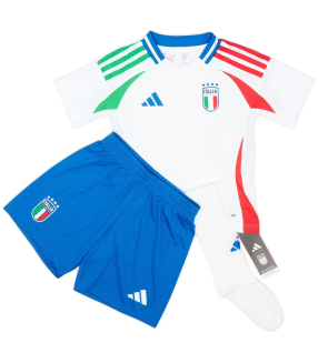 Conjunto Camiseta Pantalones Cortos Calcetines Italia Niño Pequeño EURO 2024/2025 Segunda