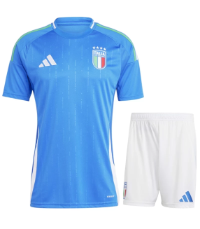 Italy Kit EURO 2024/2025 Shirt Jersey Short Home