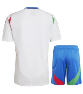 Italy Kit EURO 2024/2025 Shirt Jersey Short Away