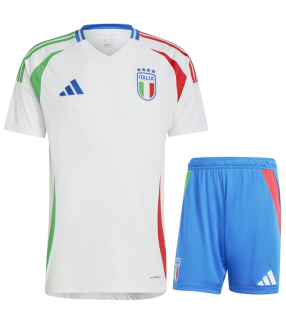 Italy Kit EURO 2024/2025 Shirt Jersey Short Away