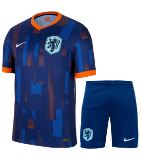 Kit Paesi Bassi Maglia e Pantaloncini EURO 2024/2025 Away