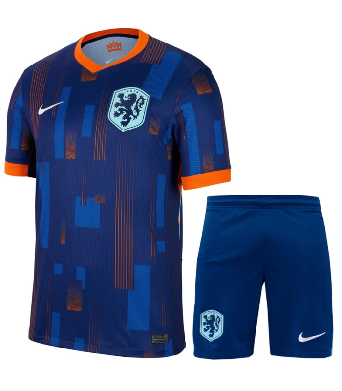 Netherlands Kit EURO 2024/2025 Shirt Jersey Short Away