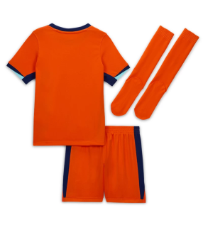 Nederland Tenue Shirt Korte Broek Sokken Kleine Kind Kids EURO 2024/2025 Thuis