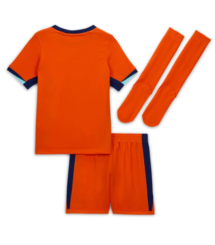 Nederland Tenue Shirt Korte Broek Sokken Kleine Kind Kids EURO 2024/2025 Thuis