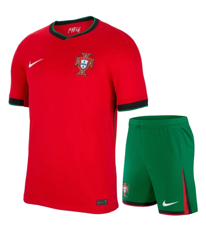 Kit Portogallo Maglia e Pantaloncini EURO 2024/2025 Home