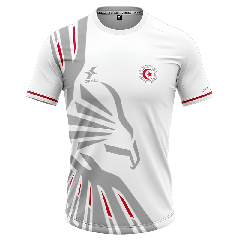Maillot Tunisie 2025 Blanc