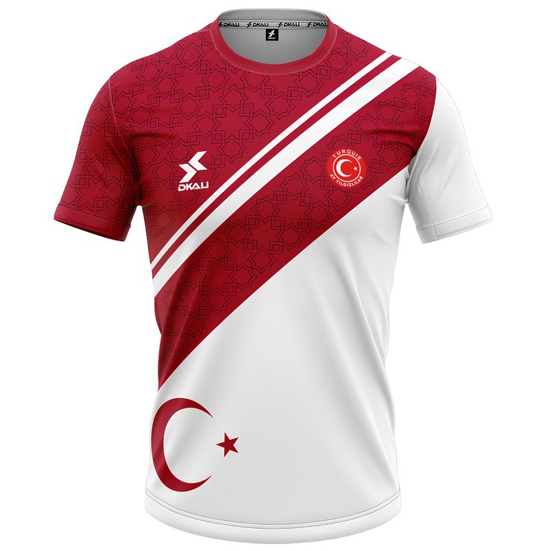 Maillot Turquie 2025 Rouge Blanc