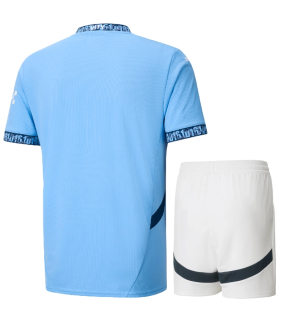 Ensemble Maillot Short Manchester City 2024/2025 Domicile