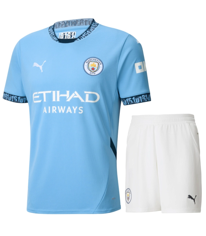 Conjunto Manchester City camiseta y Pantalón Corto 2024/2025 Primera