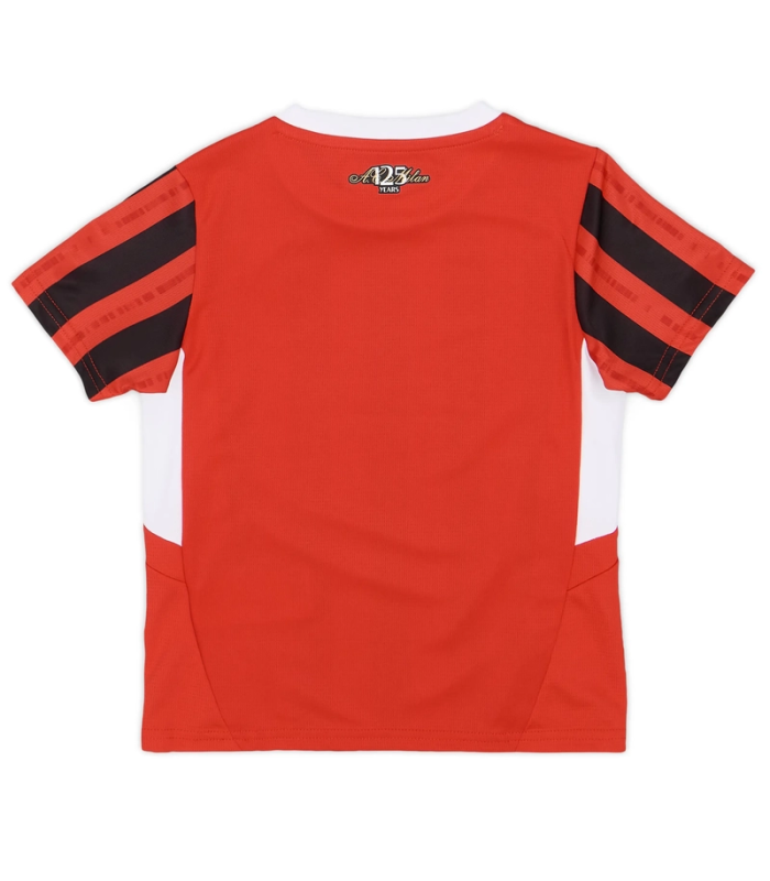 Conjunto Camiseta Pantalones Cortos Calcetines AC Milan Niño Pequeño 2024/2025 Primera