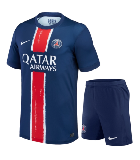 Conjunto Paris Saint Germain Camisa e Calção Junior Infantil Criança 2024/2025 Principal