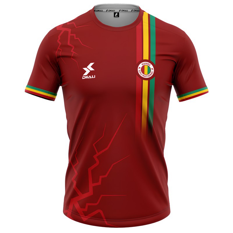 Maillot Guinée 2025 Rouge