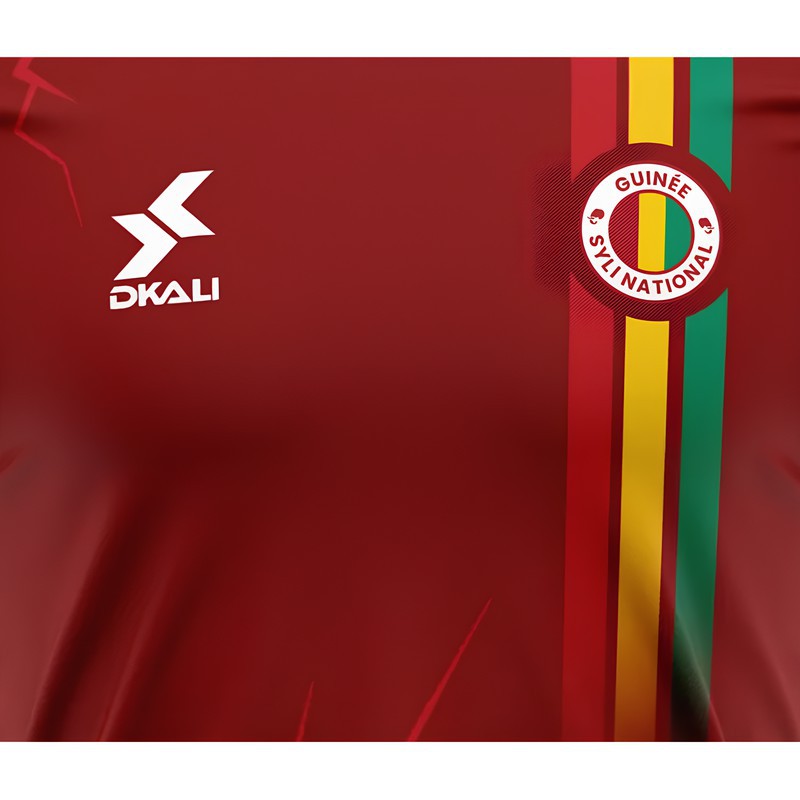  Maillot Guinée 2025 Rouge