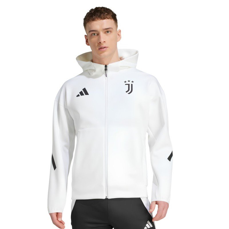  Juventus 2025/2026 Hooded Jacket - Adidas - Vue 3