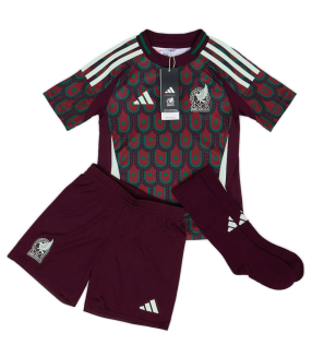 Mexico Home Kit Shirt Shorts Socks Little Kids Child 2024/2025 Home