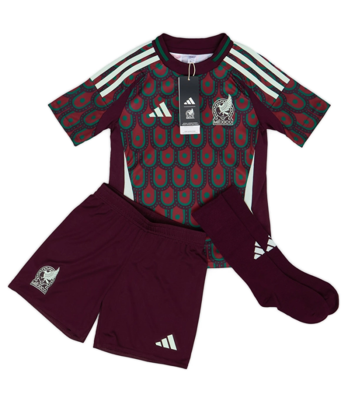 Conjunto Camiseta Pantalones Cortos Calcetines México Niño Pequeño 2024/2025 Primera