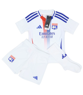 Conjunto Camisola Calções Meias OL Olympique Lyon Criança Pequena 2024/2025 Principal