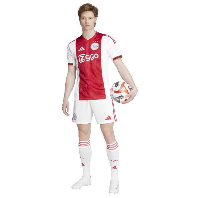  Ajax Amsterdam Kids Kit 2025/2026 Shirt Short Home - Adidas