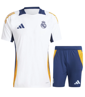 Conjunto Real Madrid Camisa e Calção 2024/2025 Treino