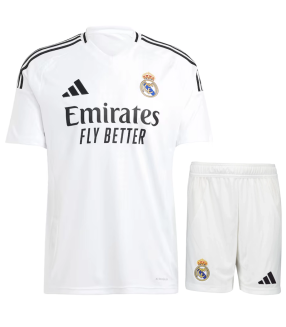 Conjunto Real Madrid Camisa e Calção 2024/2025 Principal