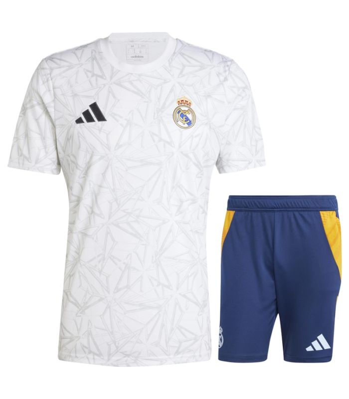 Conjunto Real Madrid camiseta y Pantalón Corto 2024/2025 Entrenamiento