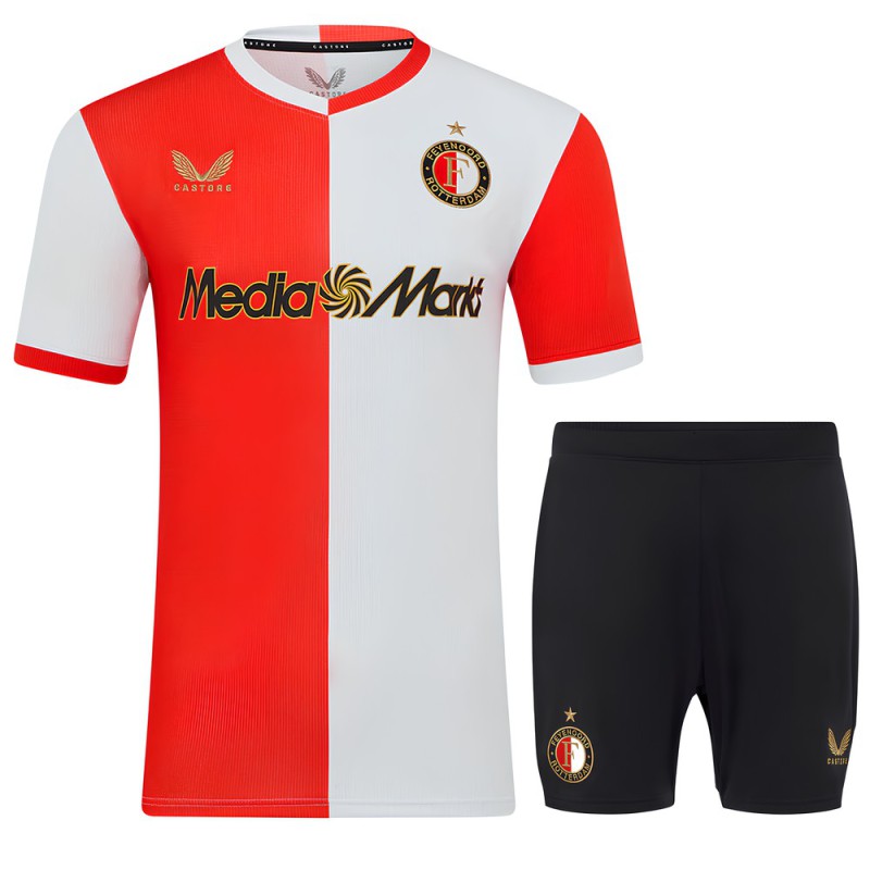Feyenoord Kit 2025/2026 Shirt jersey Short Home - Castore