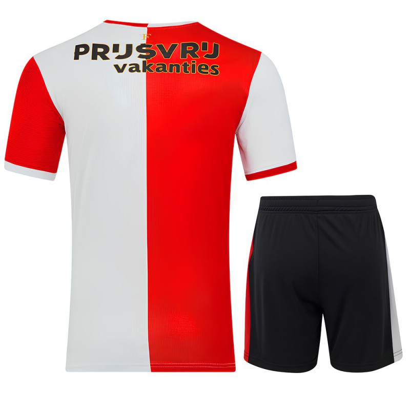  Feyenoord Kids Kit 2025/2026 Shirt jersey Short Home - Castore