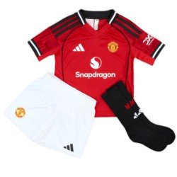 Manchester United Kit Shirt jersey Shorts Socks Little Kids Child 2025/2026 Home - Adidas