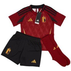 Ensemble Maillot Short Chaussettes Belgique Petit Enfant EURO 2024/2025 Domicile