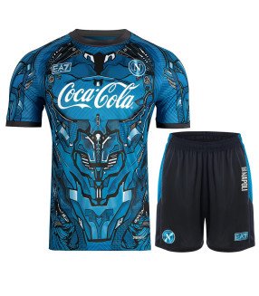  Napels Tenue Shirt Korte Broek 2025/2026 Training - EA7 Emporio Armani