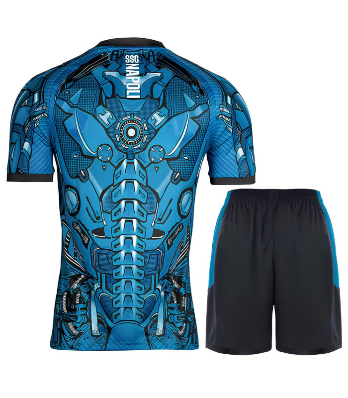 Napels Tenue Shirt Korte Broek 2025/2026 Training - EA7 Emporio Armani