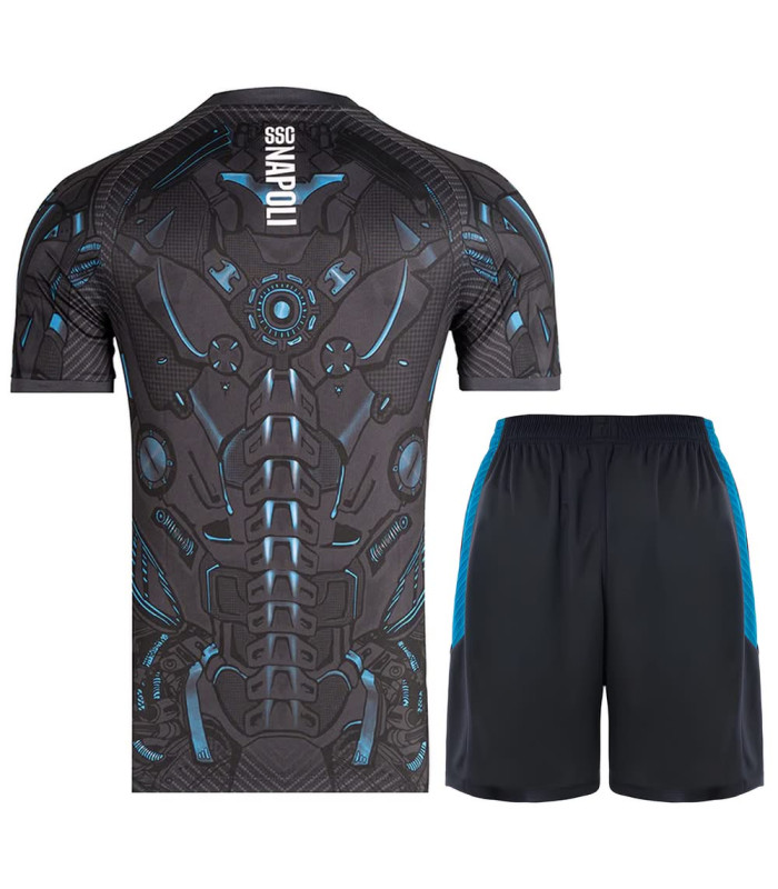 Napels Tenue Shirt Korte Broek 2025/2026 Training - EA7 Emporio Armani
