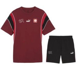 Ensemble Maillot Short Suisse EURO 2024/2025 Entrainement