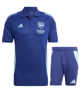 Conjunto Arsenal Polo + Pantalón Corto 2024/2025 Entrenamiento