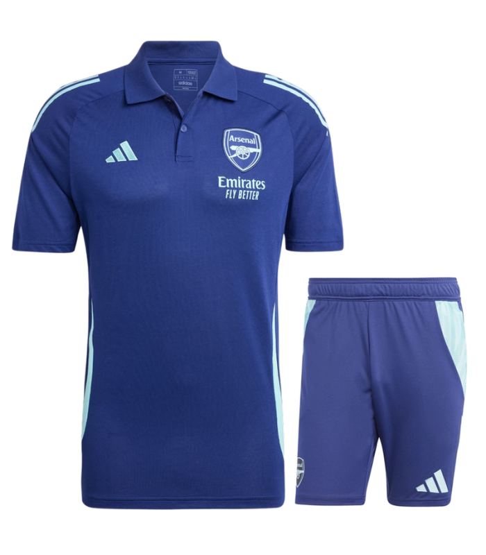 Arsenal Polo + Short Kit 2024/2025 Training