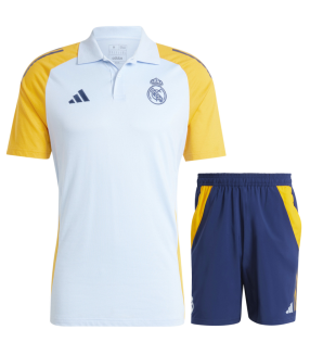 Conjunto Real Madrid Polo + Calção 2024/2025 Treino