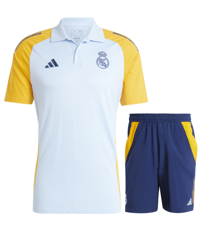 Conjunto Real Madrid Polo + Pantalón Corto 2024/2025 Entrenamiento