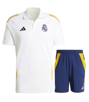 Ensemble Polo Short Real Madrid 2024/2025 Entrainement