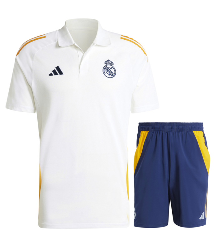 Conjunto Real Madrid Polo + Calção 2024/2025 Treino