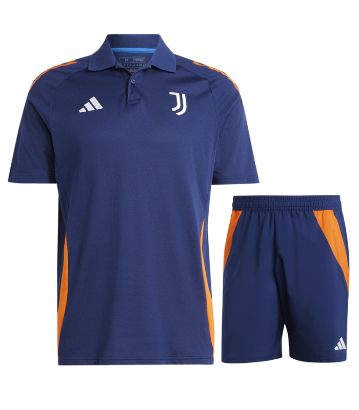 Conjunto Juventus Polo + Pantalón Corto 2024/2025 Entrenamiento