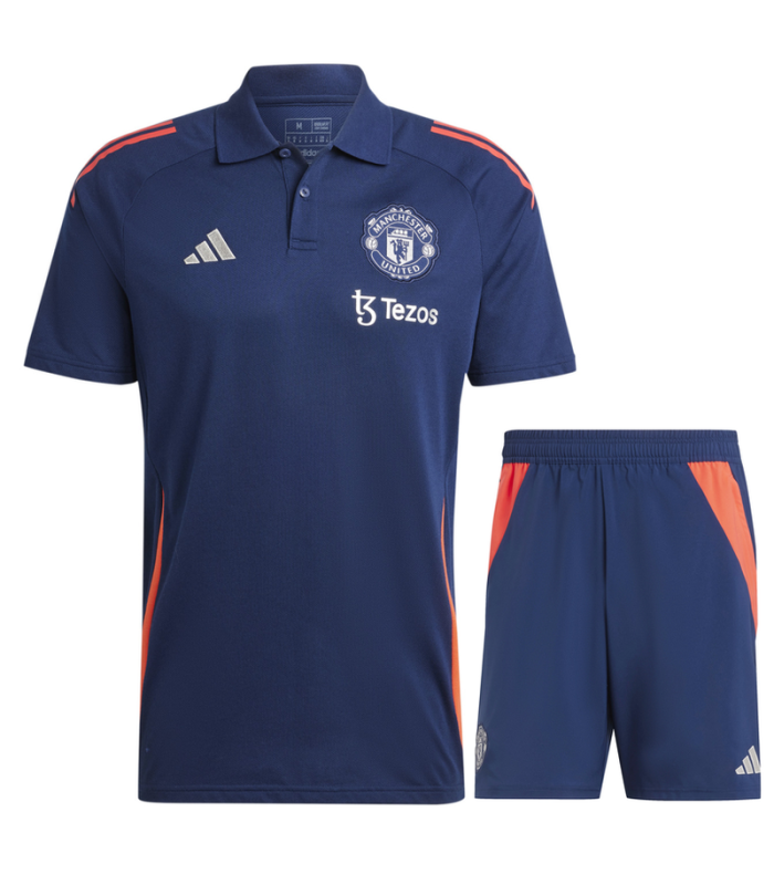 Komplet Manchester United Polo + Spodenek 2024/2025 Treningowe